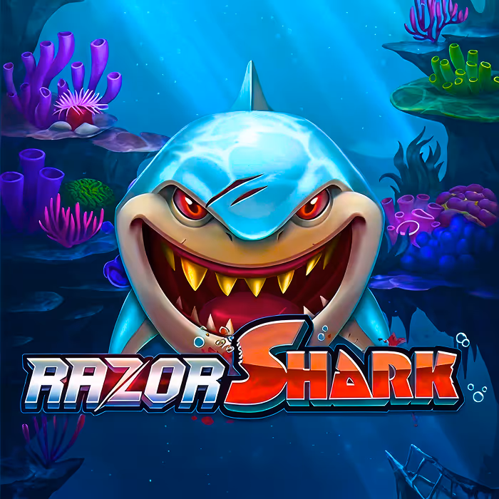 Razor Shark slot - Underwater adventure with mystery stacks and bonus rounds